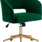 Velvet Chair Accent Armchair Upholstered Modern Tufted Chairs with Gold