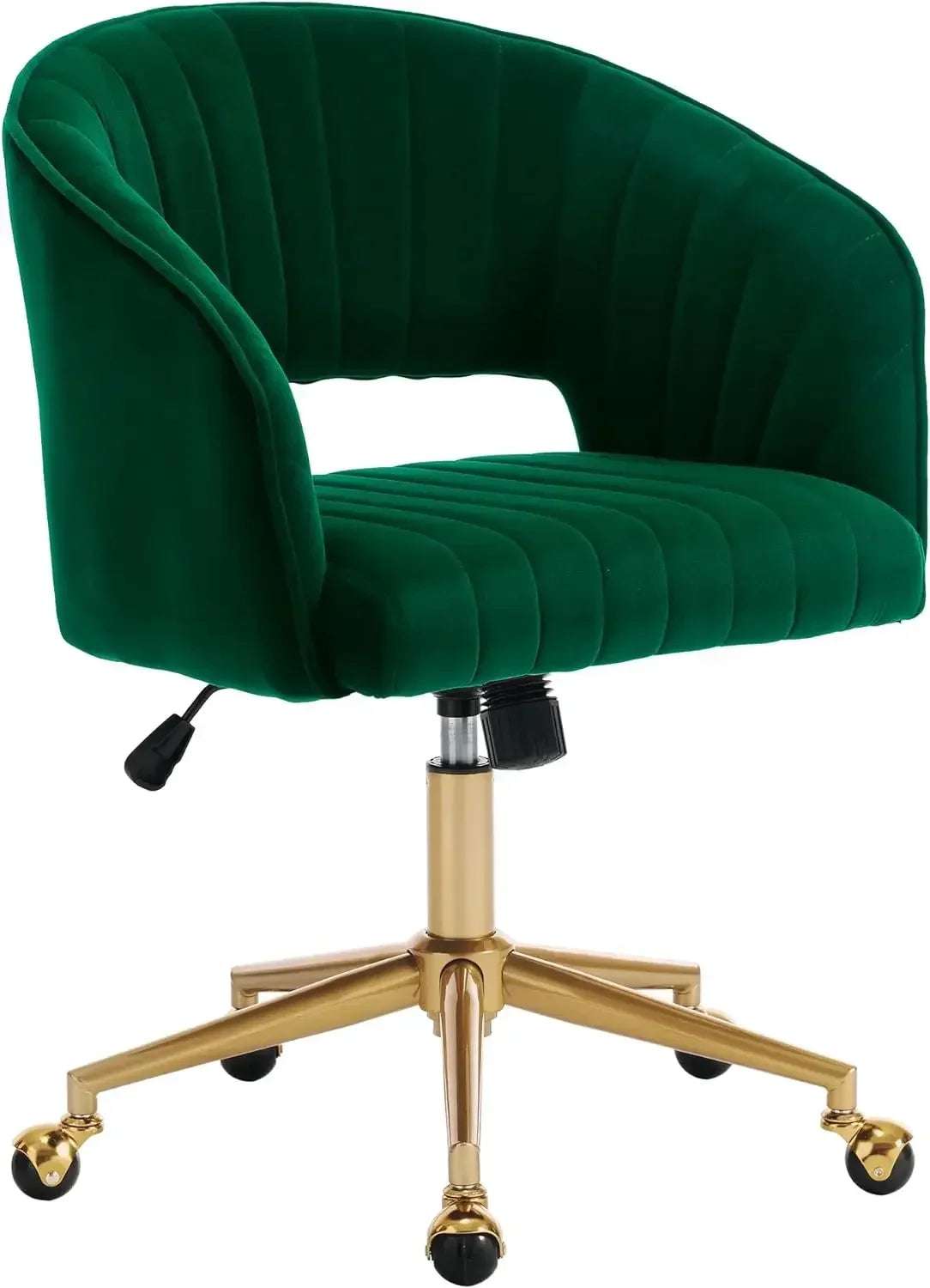 Velvet Chair Accent Armchair Upholstered Modern Tufted Chairs with Gold