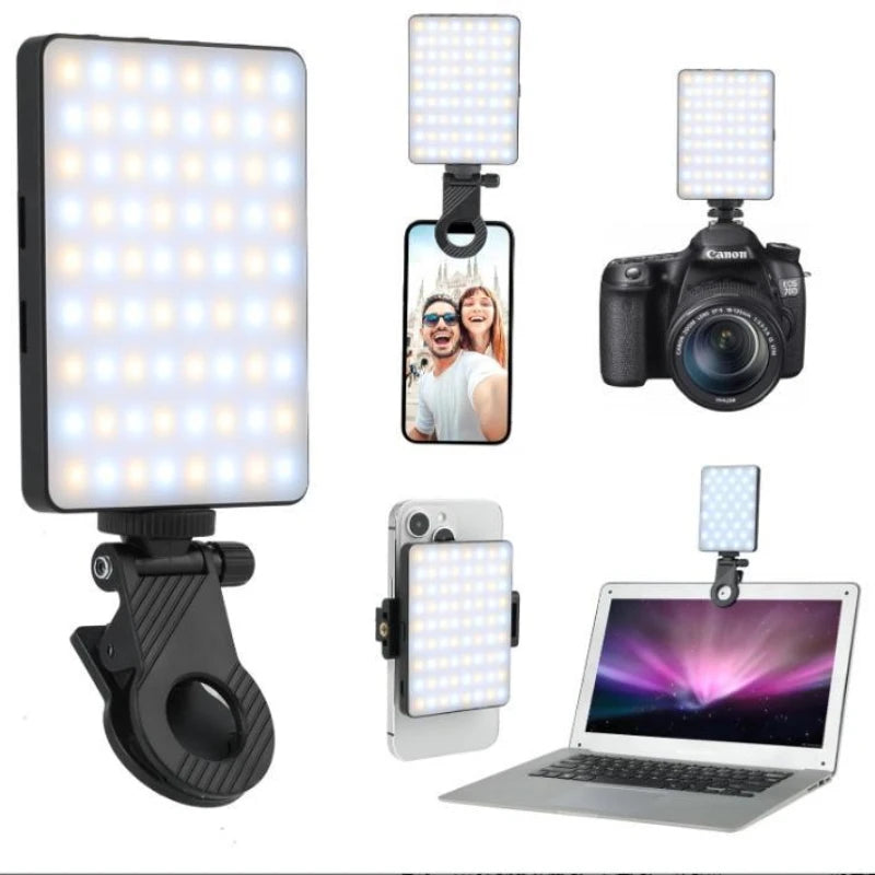 Phone Clip Fill Light RGB Flash Selfie