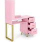 Nail desk station, Equipped with Dust Collector.